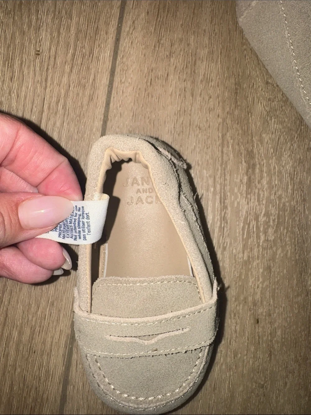 Janie and Jack Baby Suede Penny Loafer